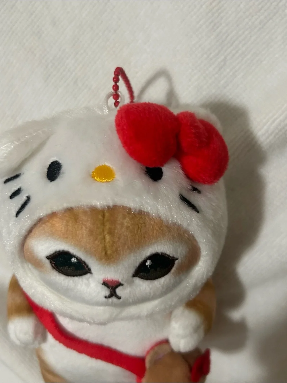 Mofusand Hello Kitty Sanrio Plush Keychain - Picture 2 of 9